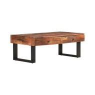 Table basse 110x60x40 cm Bois de récupération massif