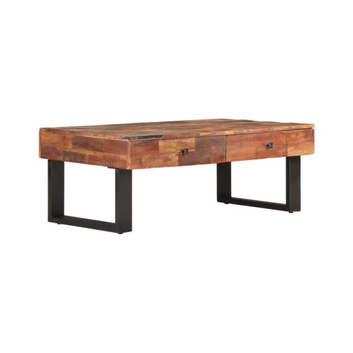 Table basse 110x60x40 cm Bois de récupération massif