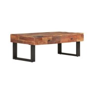 Table basse 110x60x40 cm Bois de récupération massif