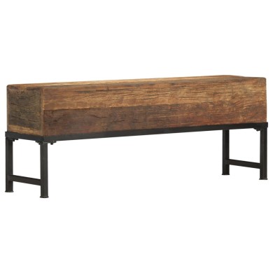 Banc 120 cm Bois de récupération massif