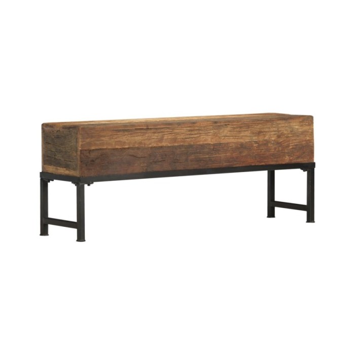 Banc 120 cm Bois de récupération massif