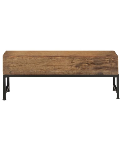 Banc 120 cm Bois de récupération massif