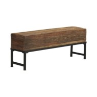 Banc 120 cm Bois de récupération massif