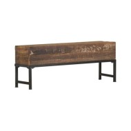 Banc 120 cm Bois de récupération massif