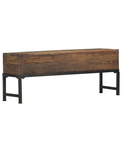 Banc 120 cm Bois de récupération massif