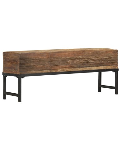 Banc 120 cm Bois de récupération massif