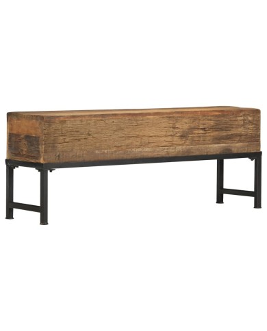 Banc 120 cm Bois de récupération massif