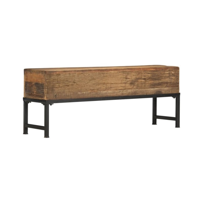 Banc 120 cm Bois de récupération massif