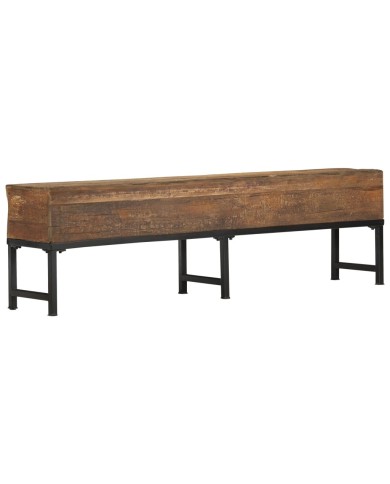 Banc 160 cm Bois de récupération massif