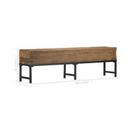 Banc 160 cm Bois de récupération massif