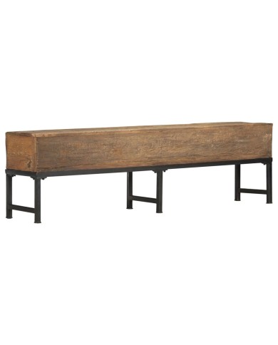 Banc 160 cm Bois de récupération massif