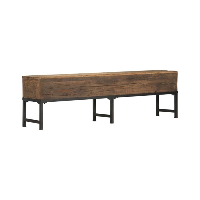 Banc 160 cm Bois de récupération massif