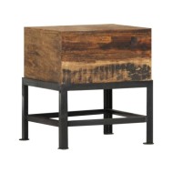 Tabouret 35x35x40 cm Bois de récupération solide