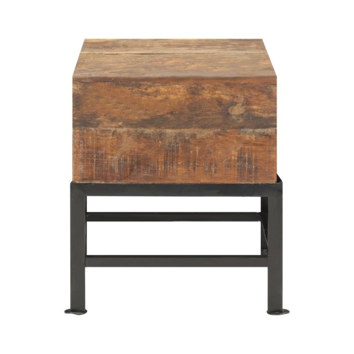 Tabouret 35x35x40 cm Bois de récupération solide