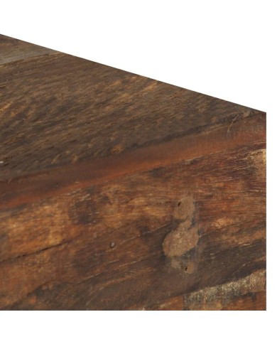 Tabouret 35x35x40 cm Bois de récupération solide