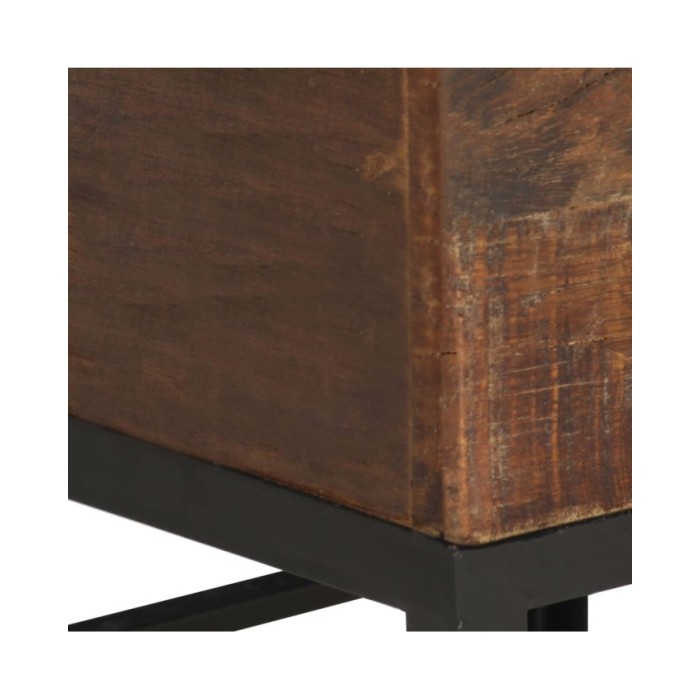 Tabouret 35x35x40 cm Bois de récupération solide