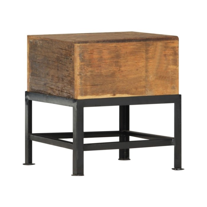 Tabouret 35x35x40 cm Bois de récupération solide