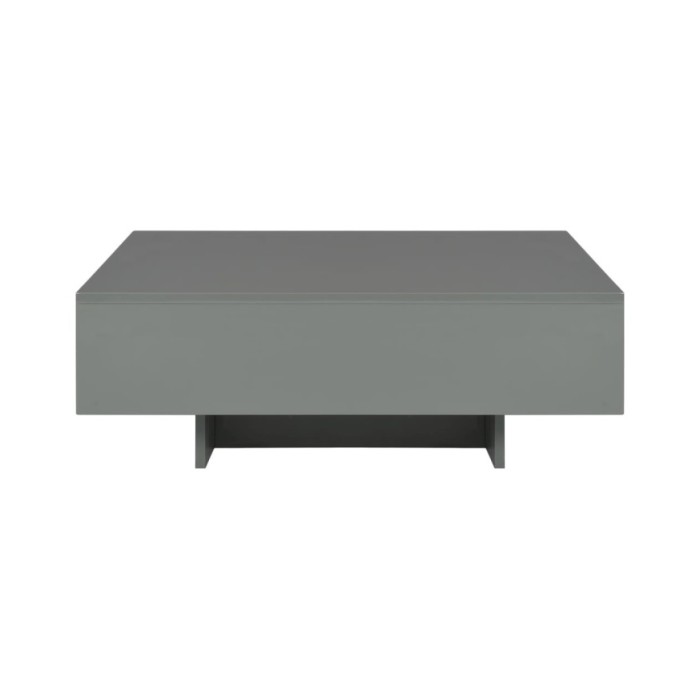 Table basse Gris brillant 85 x 55 x 31 cm MDF