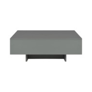 Table basse Gris brillant 85 x 55 x 31 cm MDF