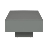 Table basse Gris brillant 85 x 55 x 31 cm MDF