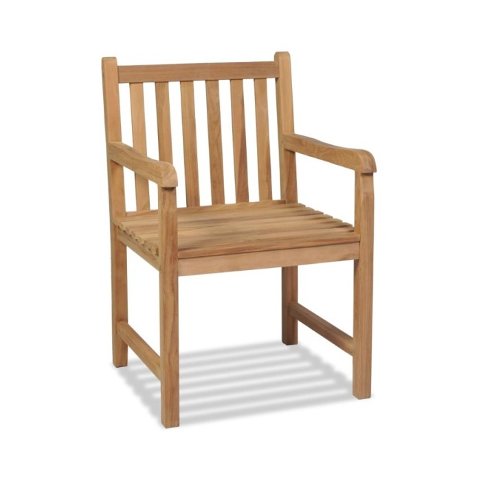 Chaises d'extérieur 2 pcs Bois de teck solide