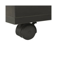 Table basse Noir brillant 60x60x35 cm Aggloméré 