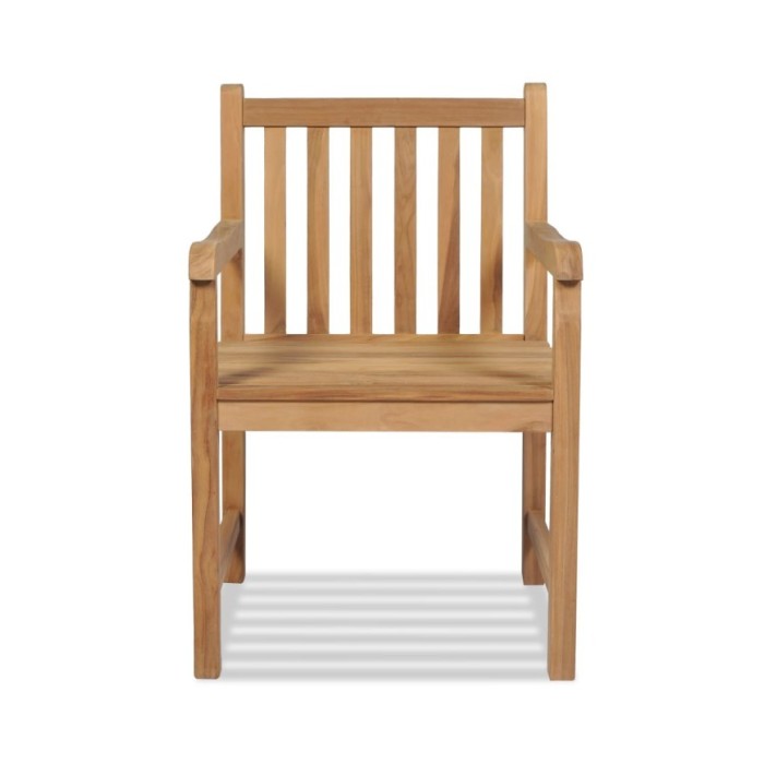 Chaises d'extérieur 2 pcs Bois de teck solide