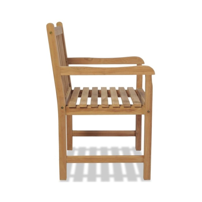 Chaises d'extérieur 2 pcs Bois de teck solide