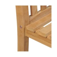 Chaises d'extérieur 2 pcs Bois de teck solide