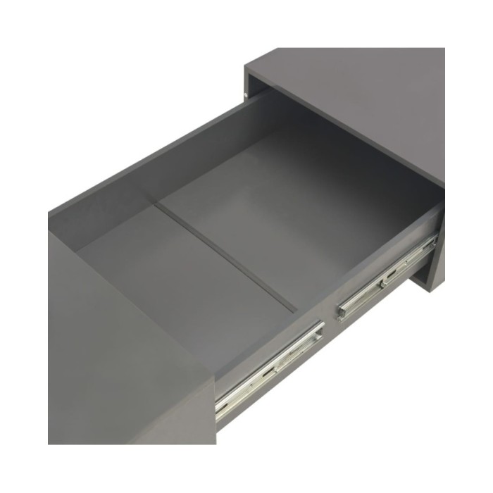 Table basse Gris brillant 120 x 60 x 35 cm