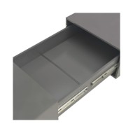 Table basse Gris brillant 120 x 60 x 35 cm