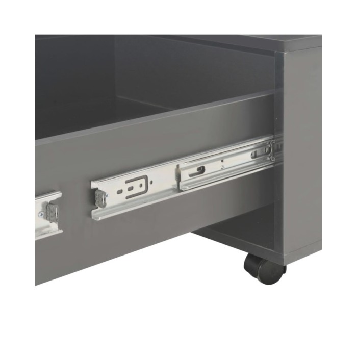 Table basse Gris brillant 120 x 60 x 35 cm