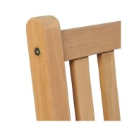 Chaises d'extérieur 2 pcs Bois de teck solide