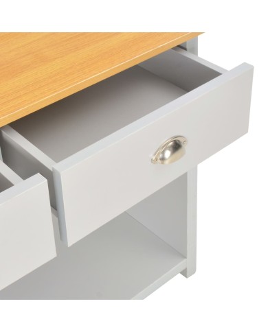 Table console Gris 97 x 35 x 76 cm