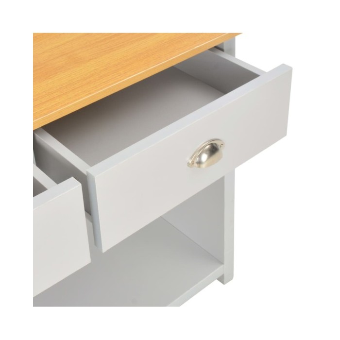 Table console Gris 97 x 35 x 76 cm