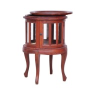 Armoire de vitrine Marron 50x50x76 cm Bois d'acajou massif