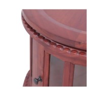 Armoire de vitrine Marron 50x50x76 cm Bois d'acajou massif