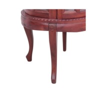 Armoire de vitrine Marron 50x50x76 cm Bois d'acajou massif