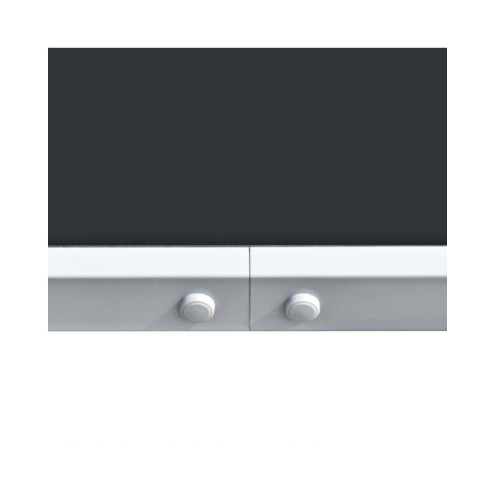 Table de jardin 150x90x74 cm Noir Acier