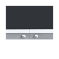 Table de jardin 150x90x74 cm Noir Acier