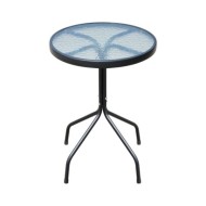 Ensemble de bistro 3 pcs Acier Noir