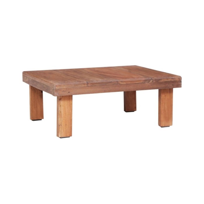 Table basse 60 x 45 x 23 cm Bois de récupération solide