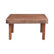 Table basse 60 x 45 x 23 cm Bois de récupération solide