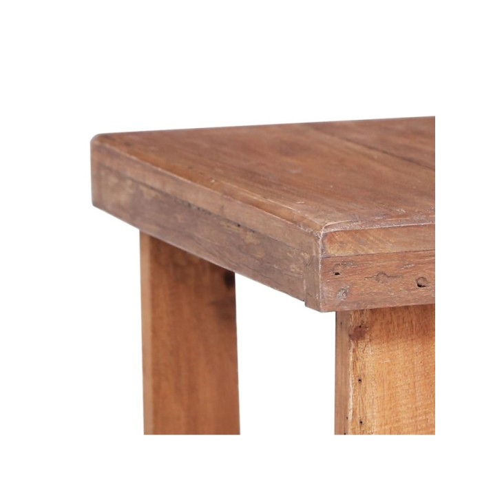 Table basse 60 x 45 x 23 cm Bois de récupération solide