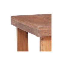 Table basse 60 x 45 x 23 cm Bois de récupération solide