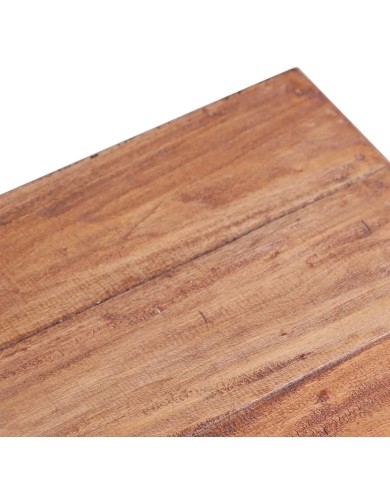 Table basse 60 x 45 x 23 cm Bois de récupération solide