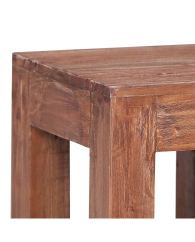 Table basse 30 x 30 x 30 cm Bois de récupération massif