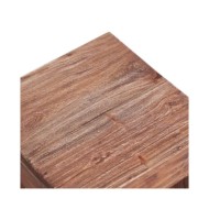 Table basse 30 x 30 x 30 cm Bois de récupération massif