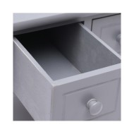 Table d'appoint Gris 40x40x40 cm Bois de Paulownia