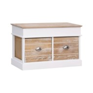 Banc d'entrée 70 x 35 x 45 cm Bois de Paulownia